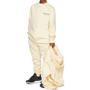 FOG Essentials Kids Cream Logo Long Sleeve